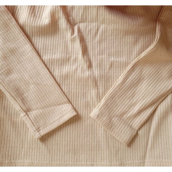 XS Long Sleeve Irina Top Billie the Label, Lightweight Ribbed Tencel, Stretch - Picture 4 of 8